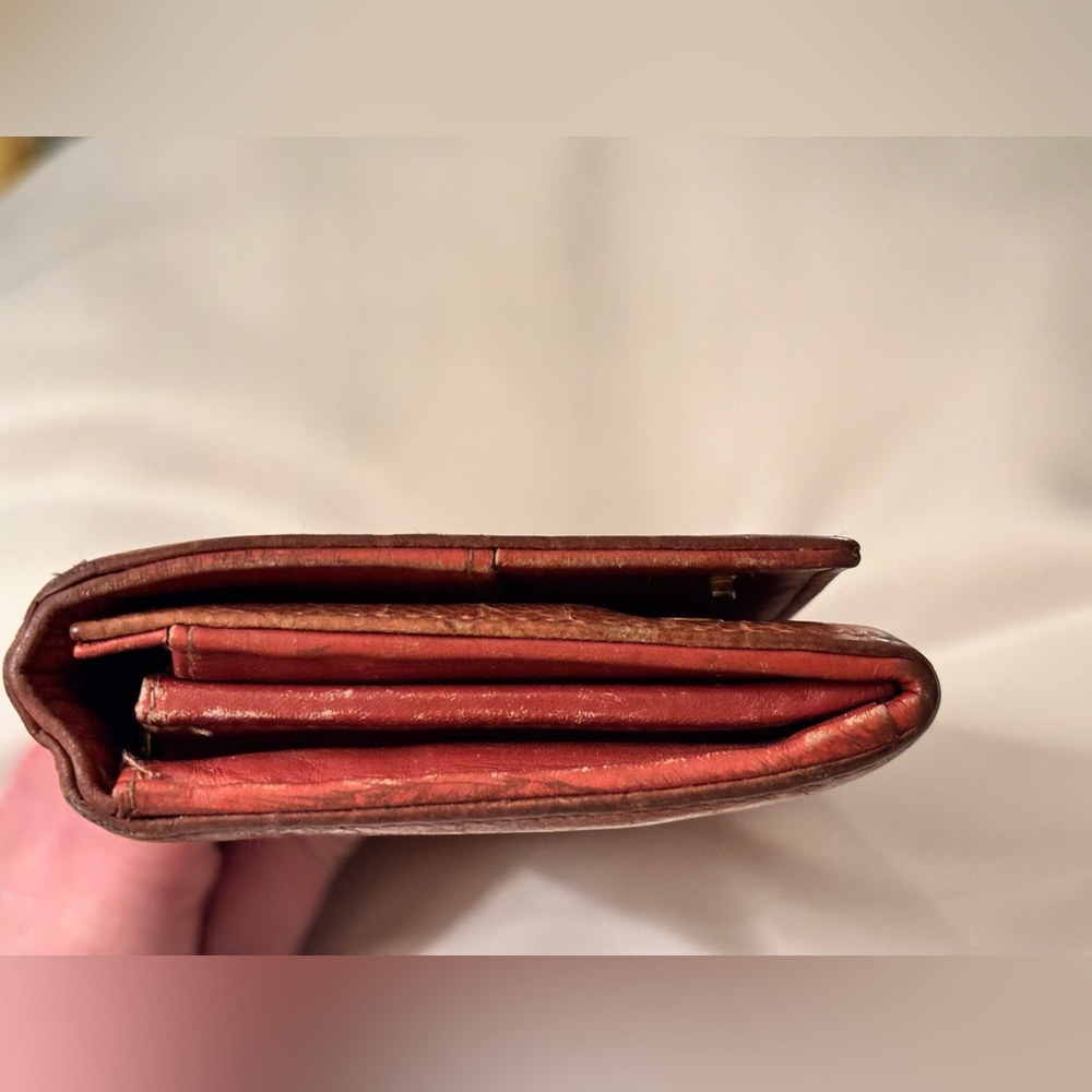 Miu Miu Croc-Embossed Leather Long Wallet - Picture 9 of 15